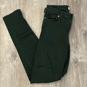 Pine Green Skinny Jeans